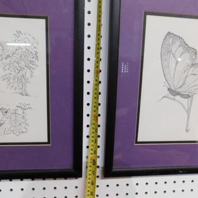 Terrific Set of Butterfly Prints 