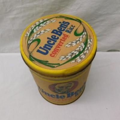 Vintage Uncle Ben's Rice Collector Tin  1985