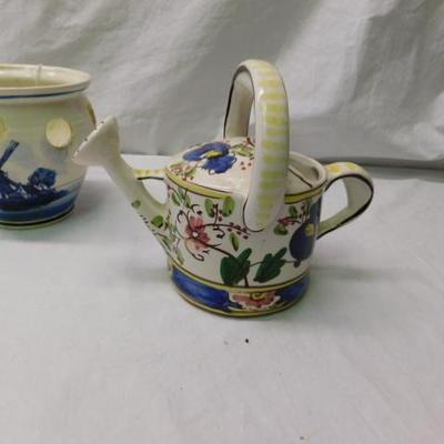 Collection of Blue Ceramic Items