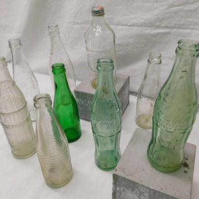Collection of Vintage Bottles Including Nehi, Pepsi, Coke (Hendersonville, NC)