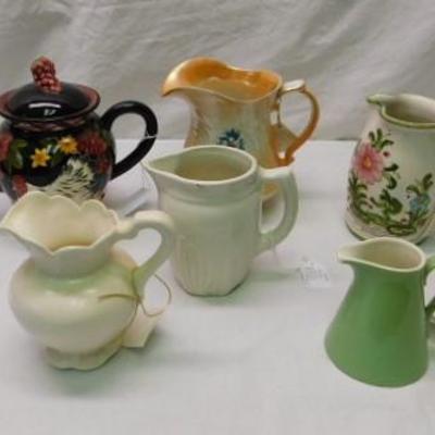 Collection of Ceramic Pitchers