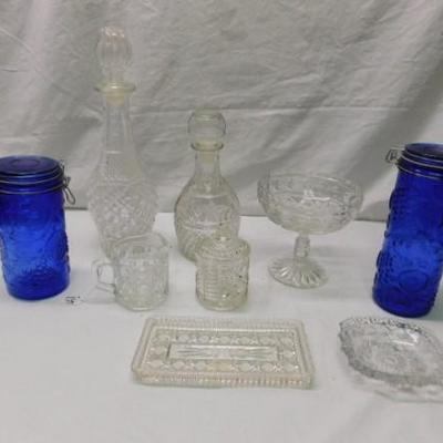 Collection of Nice Pressed Glass Items