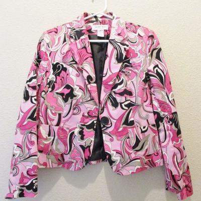 Judith Hart 8P Pink Black and White  Jacket- Multicolor 