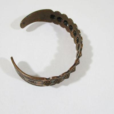 Vintage Copper Indian Bracelet 5