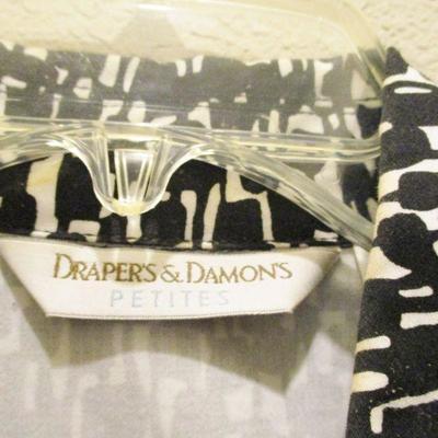 Drapers' and Damon Paisley Black Business Waist Jacket P/S