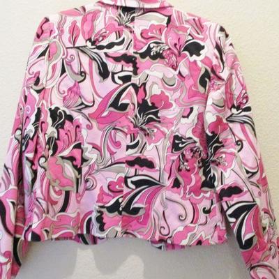 Judith Hart 8P Pink Black and White  Jacket- Multicolor 