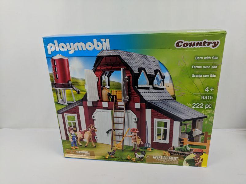 Playmobil Country, Barn With Silo, 4+ Ages, 9315, 222 PC - New |  EstateSales.org