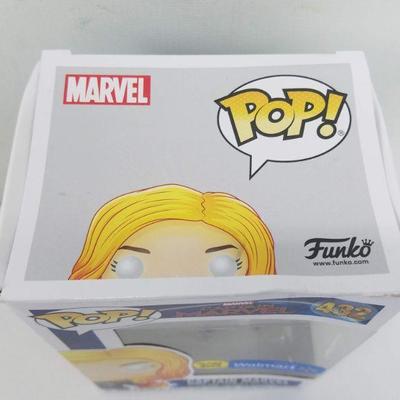 Funko Pop! Captain Marvel #432 Captain Marvel BobbleHead, Damaged Box - New