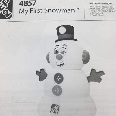 Step 2 My First Snowman Toy Set #4857 Damaged Box, Open/Complete - New