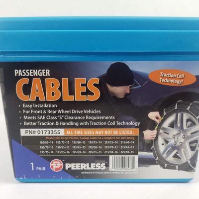 Snow Chain Cables for Passenger Vehicles PN#0173355 - New