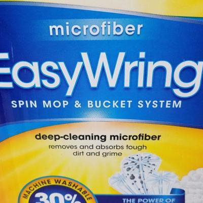 O Cedar Microfiber Easy Wring Spin Mop & Bucket System - New