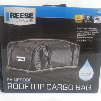 Rainproof Rooftop Cargo Bag, Roof Mount, 15 CU FT - New