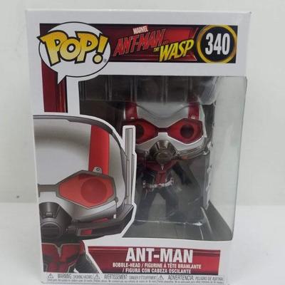 Funko Pop! Marvel Ant-Man & the Wasp #340 Ant-Man Bobble-Head Figurine - New