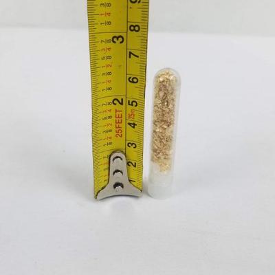 Small Vial of Gold Flakes - New