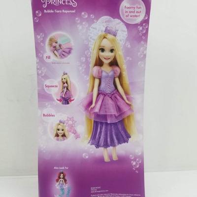 Disney Princess Bubble Tiara Rapunzel - New