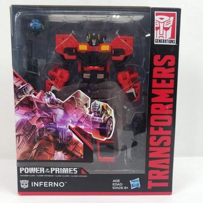 Generations Transformers Power of the Primes Inferno Action Figure - New