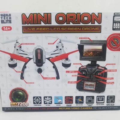 Mini Orion Live Feed LCD Screen Drone, Sealed - New