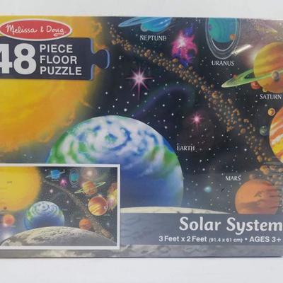 Melissa & Doug Solar System 48 piece Floor Puzzle - New