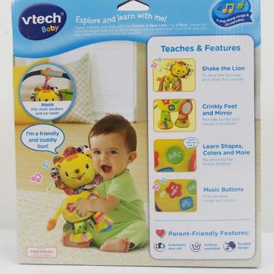 VTech Baby Crinkle & Roar Lion for Babies from Birth & Up - New