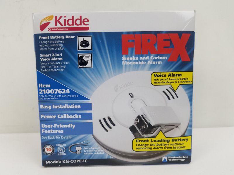 Kidde FireX Smoke & Carbon Monoxide Alarm New