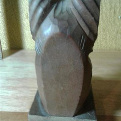 Vintage hand carved dog made in Japan