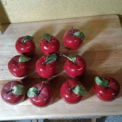 Christmas apple ornaments 