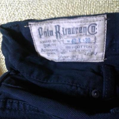 Polo Ralph Lauren men's jeans size 42x30 black