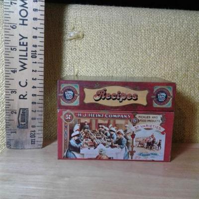 Vintage recipe tin