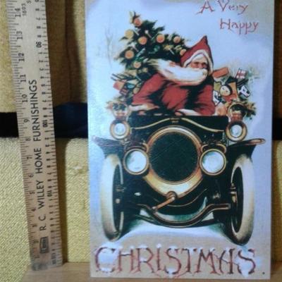 Vintage Xmas tin.