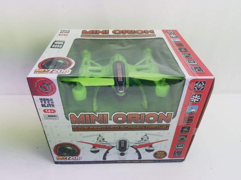 mini orion live feed lcd screen drone