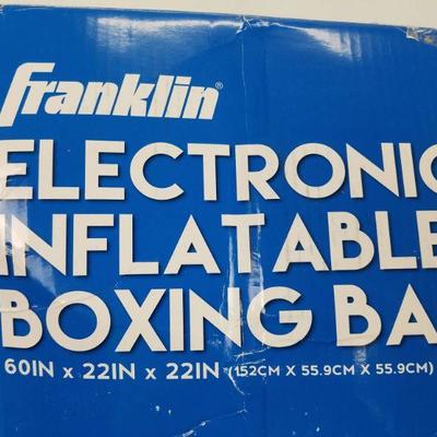 Franklin Electronic Inflatable Boxing Bag. Tested/Works