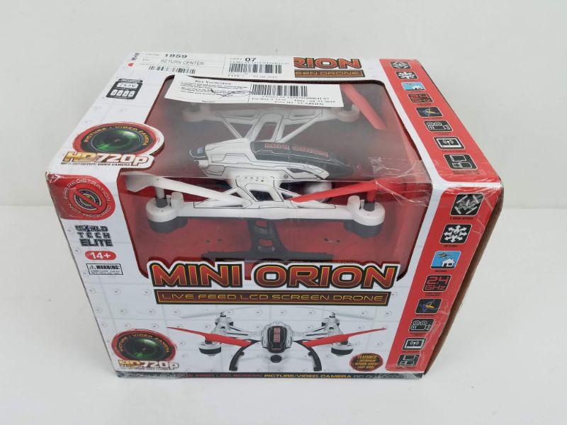 mini orion live feed lcd screen drone