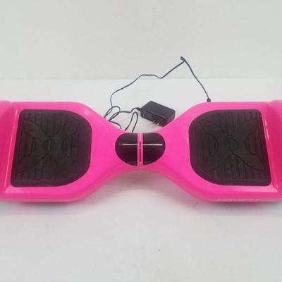 X-Hover-1 All-Star HoverBoard, Bright Pink. Won't Turn On - Dead Battery?