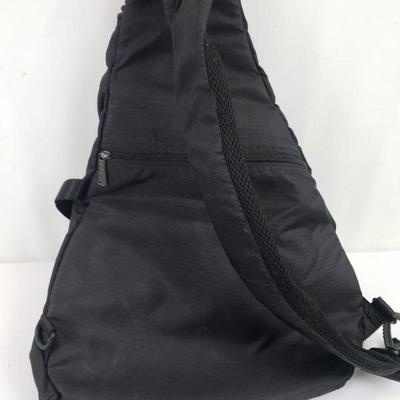 Kawei Knight Genmob Sling Backpack, Black w/ Orange
