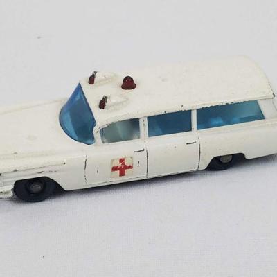 Vintage Matchbox Series No. 54 S&S Cadillac Ambulance, Made in England by Lesney