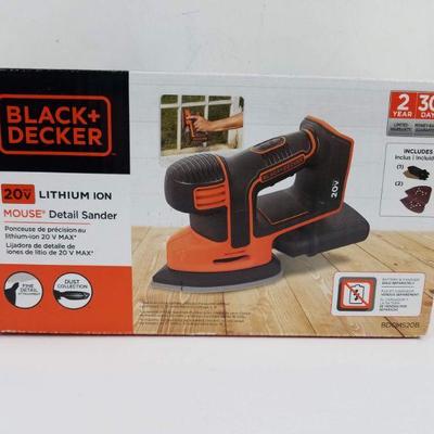 Black & Decker Mouse Detail Sander. Does Not Include Battery