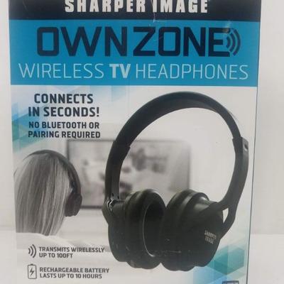 Wireless TV Headphones, Own Zone by Sharper Image