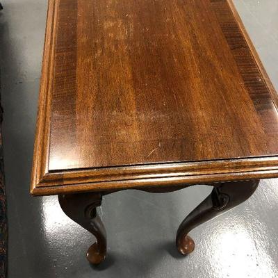 Queen Anne Sofa or Entry Table - Walnut finish