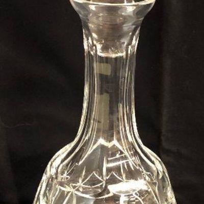 Lot 91 -  Clear Decanters tops Leaded crystal