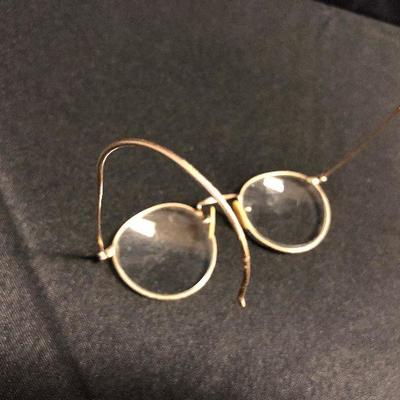Antique Gold filled Eye Glasses Wire Rimmed originals