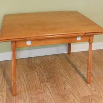 Maple Slide End Leaf Expansion Table 40