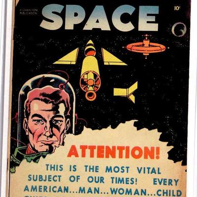 OUTER SPACE Charlton Comics 05-1958 - Rare Comic Book