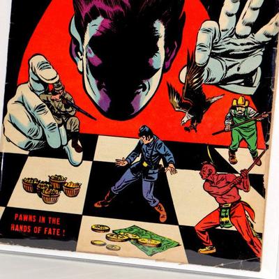 MAN in BLACK #4 March 1958 Thrill Comics - VG/FN Comic Book - Rare