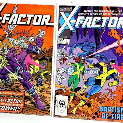 X-FACTOR #1 #2 #3 Marvel Comics 1986 High Grade Comics Lot