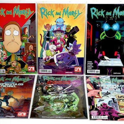 Rick and Morty Comic Book Collection ONI Press Comics lot of 6 Mint Grade