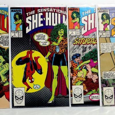 Sensational SHE-HULK #2 #3 #5 #8 Marvel Comics 1989 High Grade Comic Books