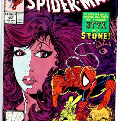 Amazing Spider-Man #309 Marvel Comics 1988 Copper Age Comic Book VF+