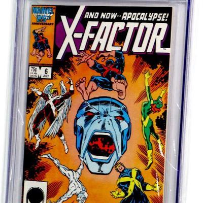 X-FACTOR #6 CGC 9.6 Marvel Comics 07/1986 1st Appearance of Apocalypse