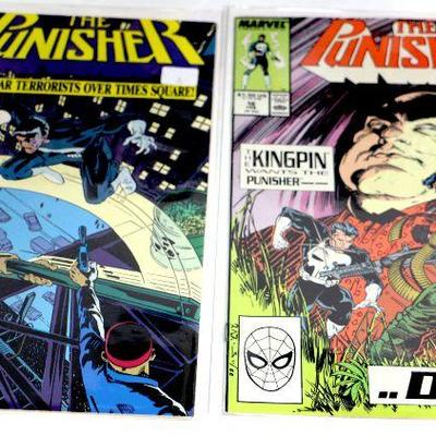 PUNISHER #2 4 5 6 7 16 19 21 Marvel Comics 1987/89 High Grade Comic Books