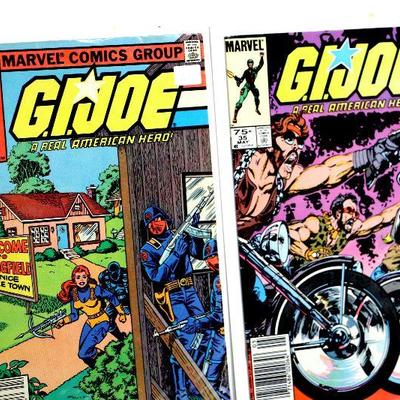 G.I. Joe, A Real American Hero #2 10 35 55 69 121 Marvel Comics Lot 1982/92